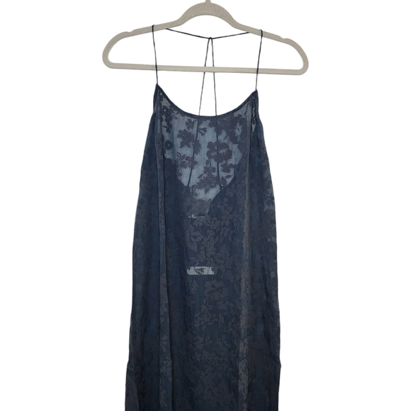 Madewell Floral Halter Cover-Up Sheer Midi Dress - Picture 5 of 10